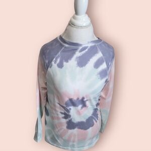 🩷 Womens Tie-Dye Long Sleeve Shirt Sz M